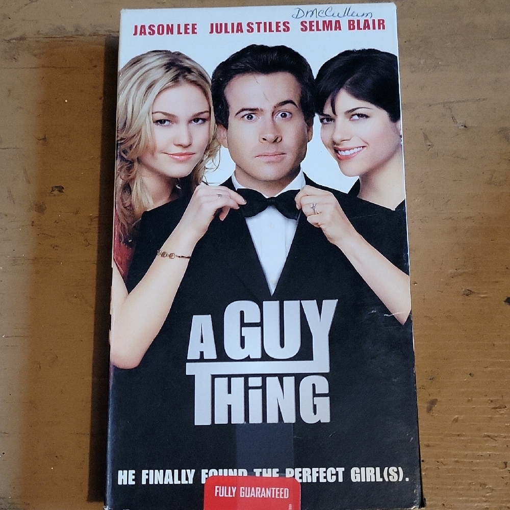 A Guy Thing VHS Romantic Comedy - Black Case